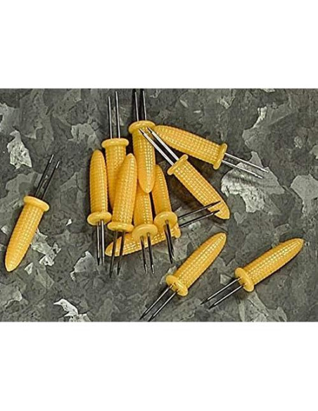 Tenedores de Maíz Chef Aid - Acero Inoxidable, 12 Piezas Tenedores de Maíz Chef Aid - Acero Inoxidable, 12 Piezas