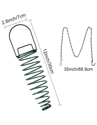 Soporte para Mazorcas de Maíz Geiserailie con Cadena 90 cm