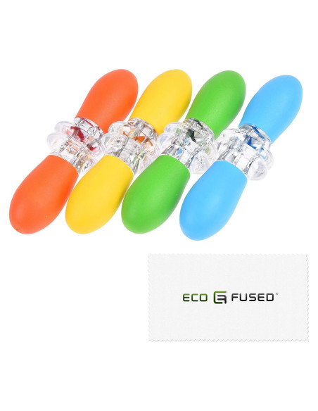 Soportes de Maíz Eco-Fused - 4 Pares Colores Vibrantes Soportes de Maíz Eco-Fused - 4 Pares Colores Vibrantes