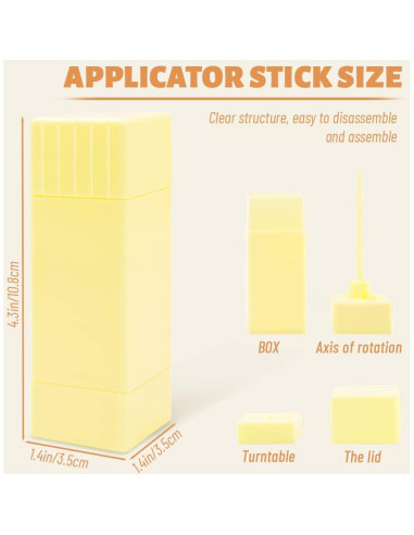 Dispensador de Mantequilla Rotativo Roucerlin Amarillo 11cm