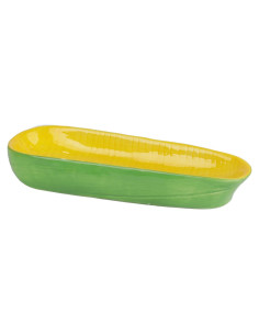 Plato de Cerámica en Forma de Mazorca Servette Home 21.6 cm