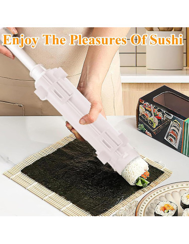 Kit de Hacer Sushi LOPYXBR para Principiantes - 15 Piezas