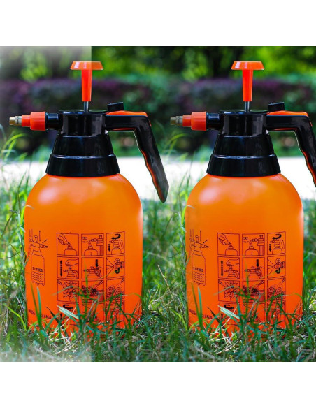 Pulverizador de Mano MRPAPA 2L con Boquilla Ajustable - 2PCS Pulverizador de Mano MRPAPA 2L con Boquilla Ajustable - 2PCS