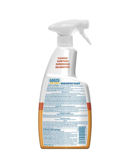 Gonzo Limpiador Desinfectante Multiusos 24oz Cítricos - 2 Paquete Gonzo Limpiador Desinfectante Multiusos 24oz Cítricos - 2 Paquete