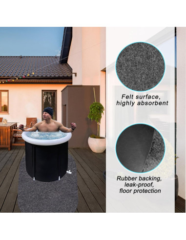 Alfombrilla de Baño Fría Foxtell 1,4x1 m Antideslizante