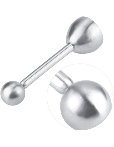 Cortador de Huevos OUKENS de Acero Inoxidable, 13x3.7cm