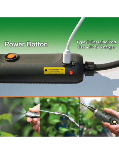 Pulverizador Eléctrico HIFAY ES6 6L Verde, Riego Automático Pulverizador Eléctrico HIFAY ES6 6L Verde, Riego Automático