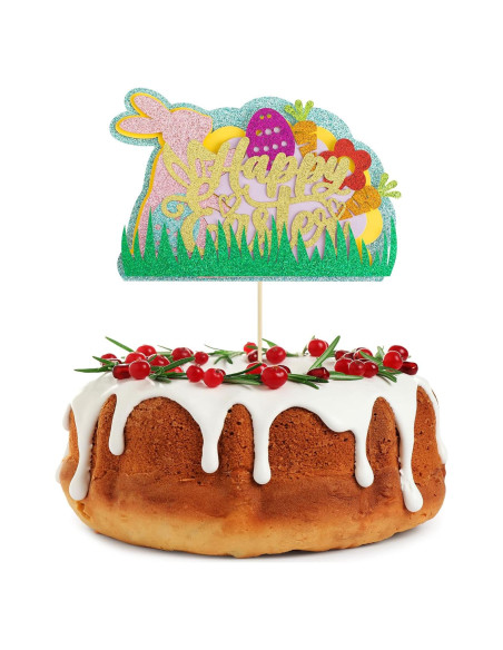 Cake Topper Pascua Gyufise 20cm Conejo Huevo Decoración Cake Topper Pascua Gyufise 20cm Conejo Huevo Decoración