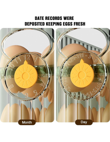 Soporte para Huevos MIHEALPET 30 Huevos 3 Niveles Verde
