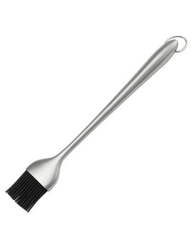 Brocha Basting BBQ HQY - Silicona y Acero Inoxidable 30.5 cm