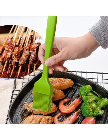 Brochas de Silicona para Basting iPstyle 4 Piezas Apta Lavavajillas Brochas de Silicona para Basting iPstyle 4 Piezas Apta Lavavajillas