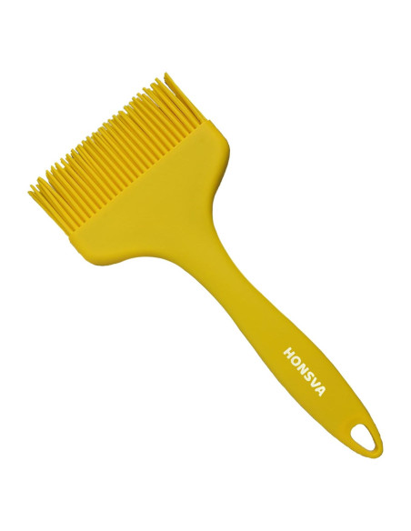Brocha de Silicona Honsva 21.6 cm Resistente al Calor Amarillo Brocha de Silicona Honsva 21.6 cm Resistente al Calor Amarillo