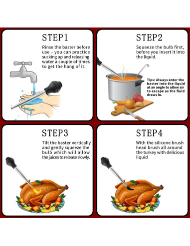 Jeringa para Pavo QPMR con 2 Agujas y Cepillo de Limpieza