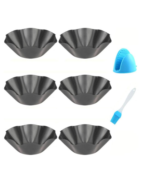 Juego de 6 Sartenes para Tortilla Abgream - Acero Antiadherente Juego de 6 Sartenes para Tortilla Abgream - Acero Antiadherente