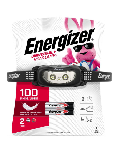 Linterna Frontal LED Energizer 100 Lúmenes Paquete de 2