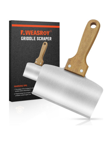 Raspador de Parrilla AWEASROY Acero Inoxidable 3 en 1