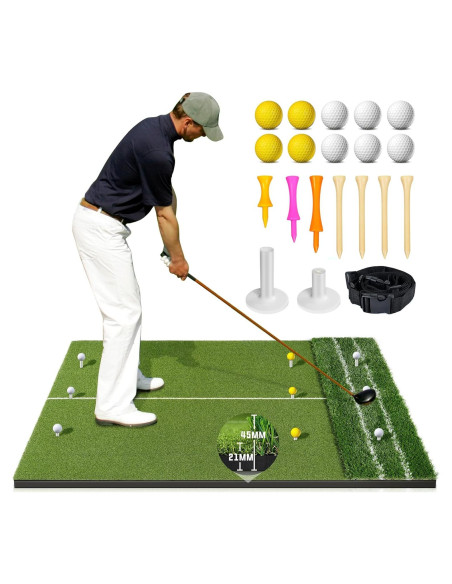 Alfombra de Golf WOVUO 5x4 ft con Tees y Accesorios Alfombra de Golf WOVUO 5x4 ft con Tees y Accesorios