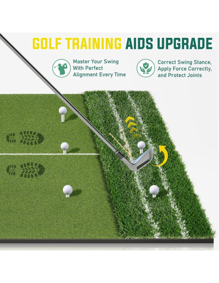 Alfombra de Golf WOVUO 5x4 ft con Tees y Accesorios Alfombra de Golf WOVUO 5x4 ft con Tees y Accesorios