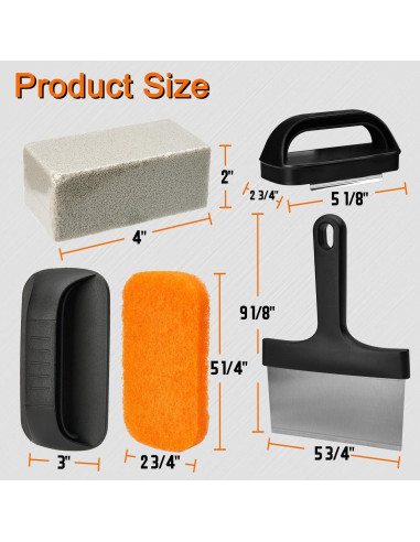 Kit de Limpieza para Plancha Rushare - 15 Piezas Accesorios