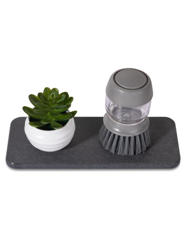 Bandeja Absorbente Heagoale Diatomita 22x9cm Gris Oscuro
