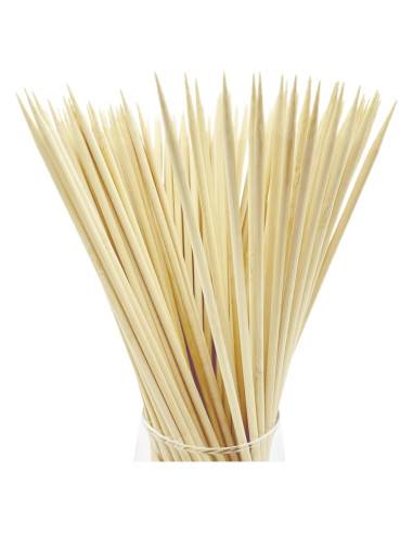 Pinchos de Bambú 200PCS 25.4cm Bonsucee - Eco Amigables