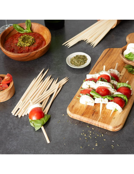 Pinchos de Barbacoa de Bambú RSVP Internacional, 50 Pzs, 15 cm Pinchos de Barbacoa de Bambú RSVP Internacional, 50 Pzs, 15 cm