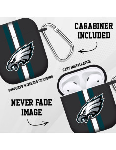 Funda Game Time Philadelphia Eagles para AirPods Gen 1 y 2 2