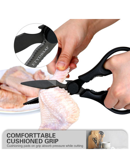 Tijeras de Cocina Etydbsai Desmontables Acero Inoxidable 10cm Tijeras de Cocina Etydbsai Desmontables Acero Inoxidable 10cm