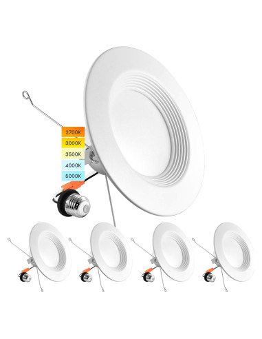 Downlight LED Luxrite 14W 5/6" Dimmable 1100 Lúmenes