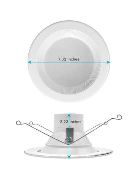 Downlight LED Luxrite 14W 5/6" Dimmable 1100 Lúmenes Downlight LED Luxrite 14W 5/6" Dimmable 1100 Lúmenes