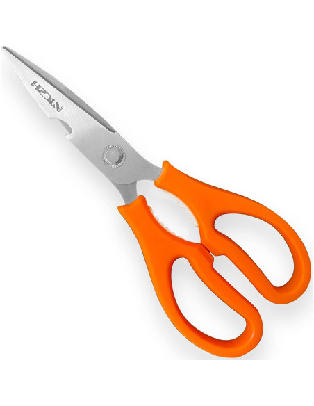 Tijeras de Cocina NTVKID de Acero Inoxidable 20 cm Multifuncionales Tijeras de Cocina NTVKID de Acero Inoxidable 20 cm Multifuncionales