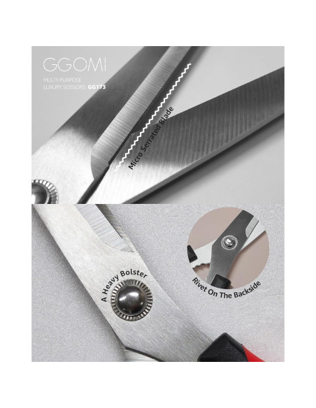 Tijeras de cocina GGOMI 2-Pack acero inoxidable 25 cm Tijeras de cocina GGOMI 2-Pack acero inoxidable 25 cm