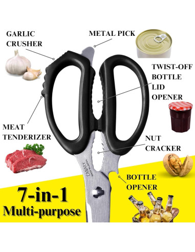 Tijeras de Cocina Japonesas CANARY 24.1 cm Acero Inoxidable