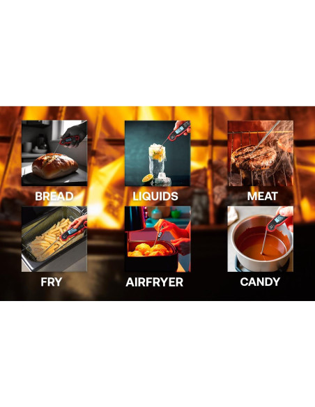 Termómetro de Carne Digital THERMOBECK DT-123 Impermeable Termómetro de Carne Digital THERMOBECK DT-123 Impermeable