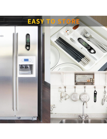 Termómetro Digital para Carne Magodey con Alarma y Cable 12m Termómetro Digital para Carne Magodey con Alarma y Cable 12m