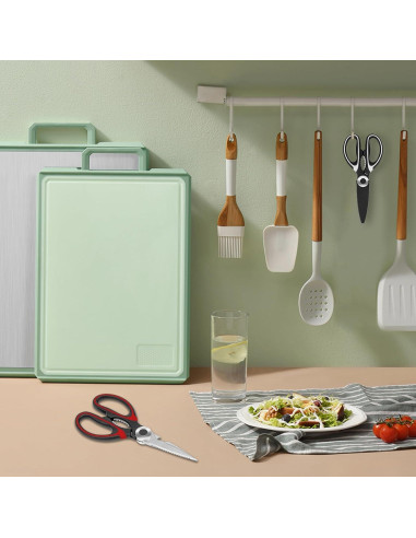 Tijeras de Cocina SZHLUX 2-Pack Afiladas Acero Inoxidable 21.6cm