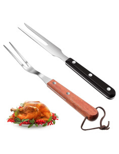 Tenedor de Carne Acero Inoxidable CHENGU 26.5 cm 2 Piezas