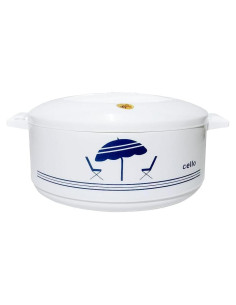 Cazuela Calentador y Enfriador Cello Chef 1500ml Blanco