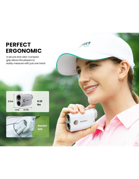 Buscador de Golf MiLESEEY PF1 1000m Impermeable IP65 Buscador de Golf MiLESEEY PF1 1000m Impermeable IP65