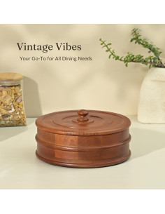 Caja de Roti Vintage Brick Brown de Madera 22.86x22.86 cm 2