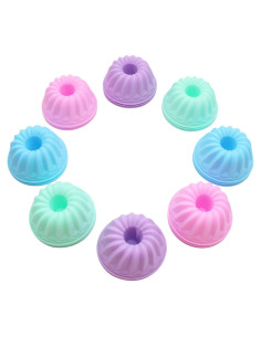 24 Tazas de Silicona Encuentro para Hornear Muffins Calabaza