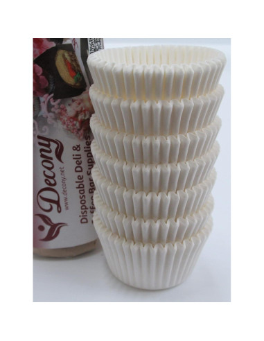 Mini Moldes de Papel para Cupcakes Decony 500 Unidades 3.5 oz