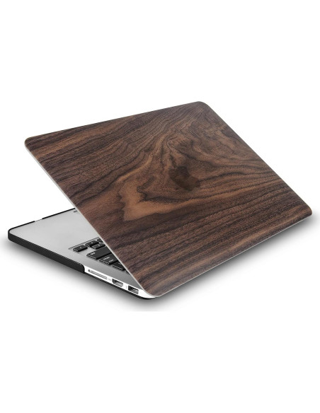 Funda KECC para MacBook Air 13.6" Madera de Nogal 2022-2025 Funda KECC para MacBook Air 13.6" Madera de Nogal 2022-2025