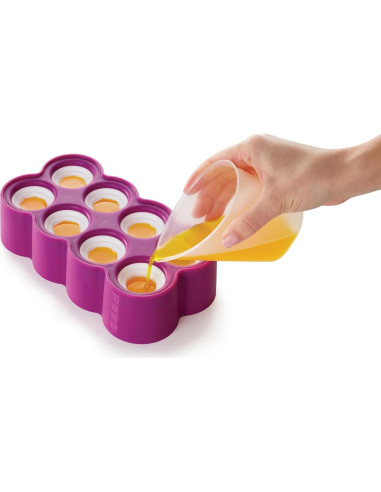 Moldes de Paletas ZOKU Ring - 8 Silicona para Paletas en Forma de Joyas