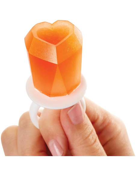 Moldes de Paletas ZOKU Ring - 8 Silicona para Paletas en Forma de Joyas Moldes de Paletas ZOKU Ring - 8 Silicona para Paletas en Forma de Joyas