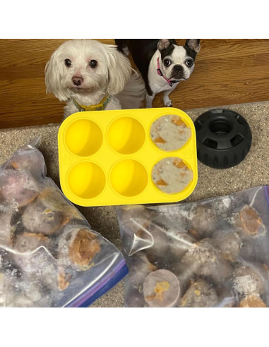 Moldes de Silicona para Golosinas de Perro BABORUI 6 Cavidades