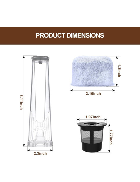 Soporte de Filtro de Agua PureSturdy + 12 Filtros para Keurig Soporte de Filtro de Agua PureSturdy + 12 Filtros para Keurig