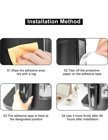 Dispensador de Filtros de Café BTSEURY con Tapa Abatible