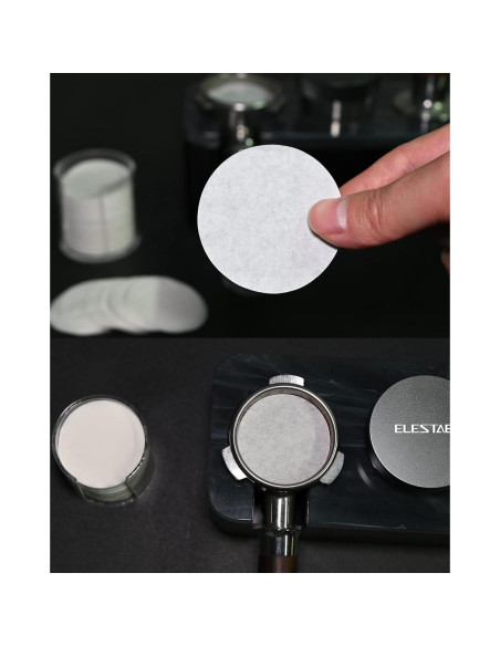 Filtros de Papel para Espresso 54mm ELESTAB 300 Unidades Filtros de Papel para Espresso 54mm ELESTAB 300 Unidades