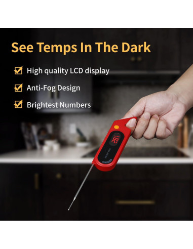 Termómetro Digital de Carne RSRYZD YZD-2 Alta Precisión IP67